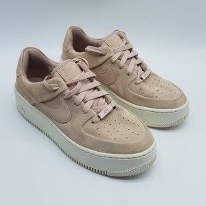 Nike Air Force 1 Sage Low Women's Size 8 Running Shoes Particle Beige